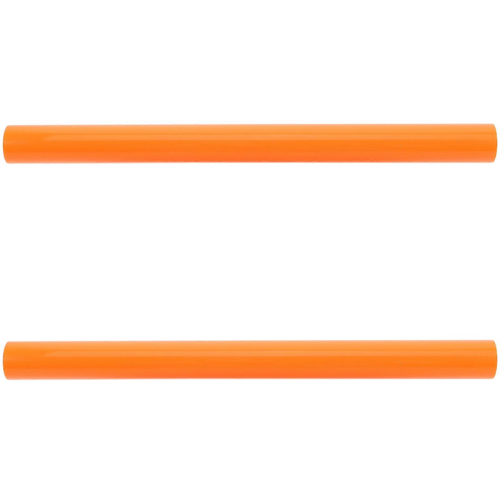 Front Grille Insert Orange ABS Grille Trim for Compatible 1Pair