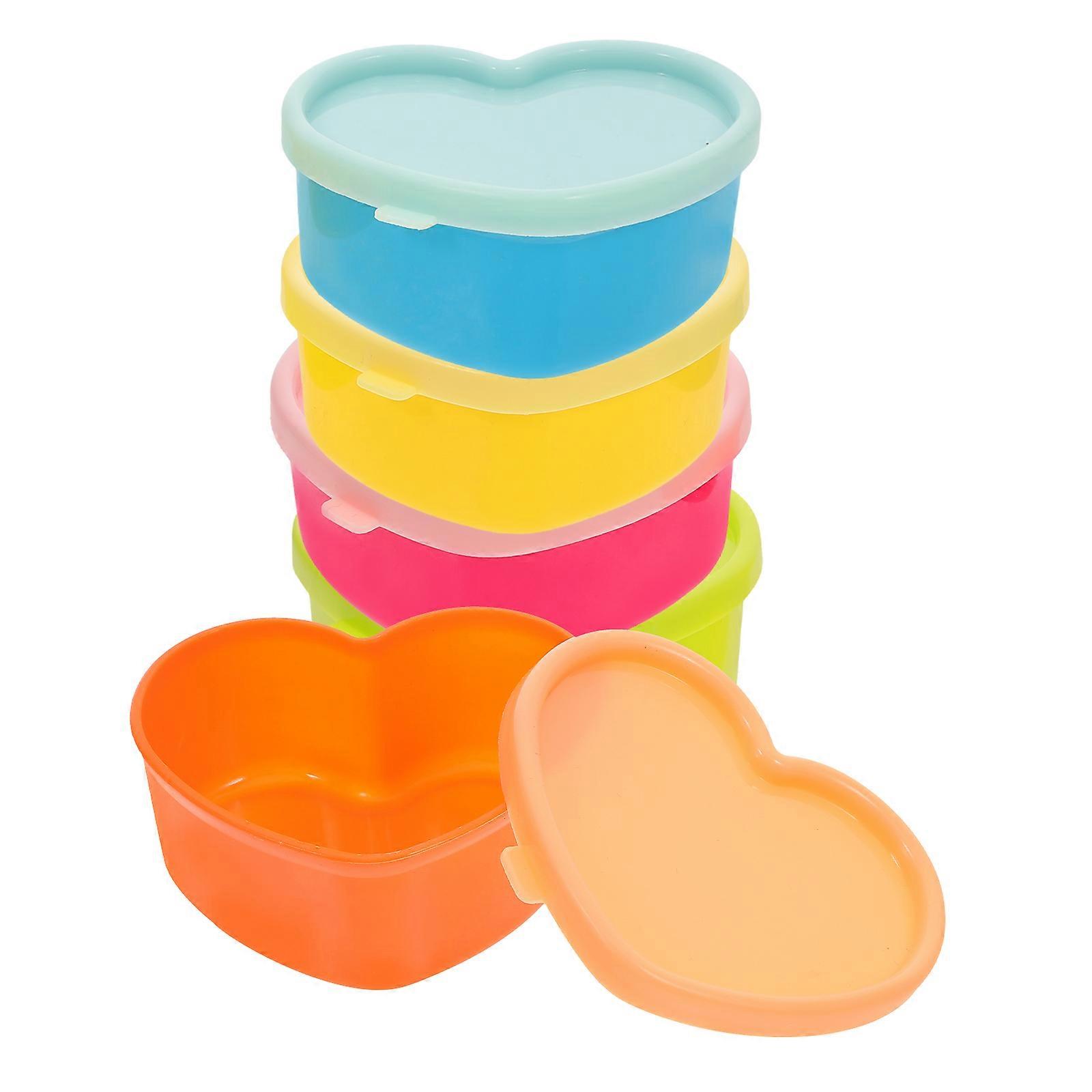 Mini Sauce Containers Sauce Box for Storage Use 5Pcs Compact Storage Set