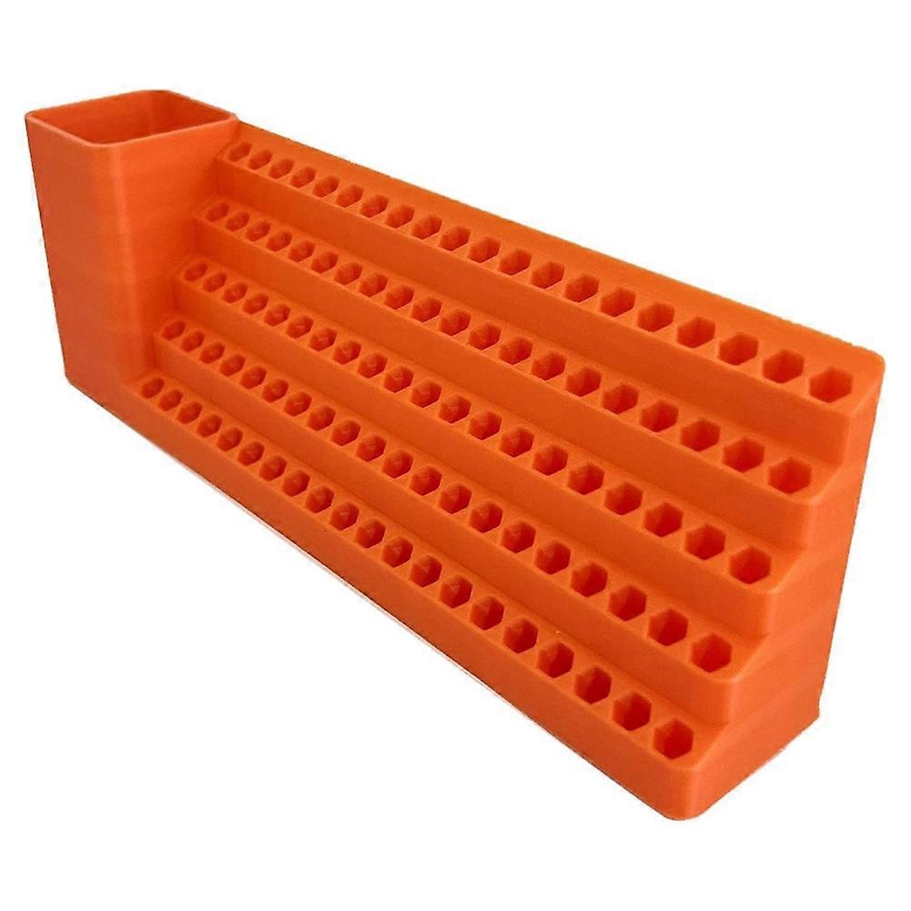 Screwdriver Bits Holder Storage Tool Box, Drill Bits Screw Bit Holders Storage Box, Toolbox with Po
