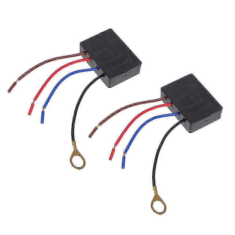 2Pcs Touch Lamp Control Replacement with LED 4-Level Dimming Sensor for Desk