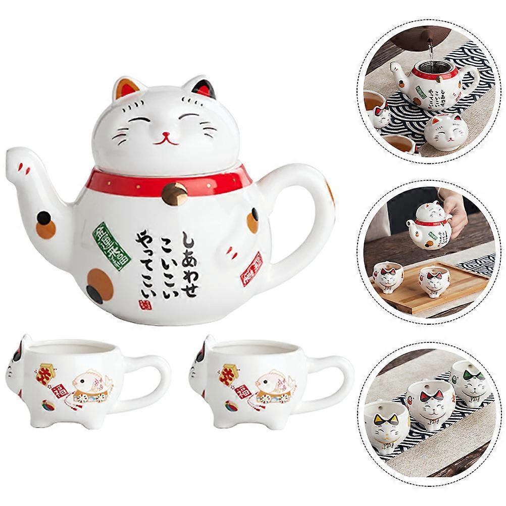 Retro Ceramic Tea Set Chinese Classical Tea Accessories Tea Lovers 1 Set