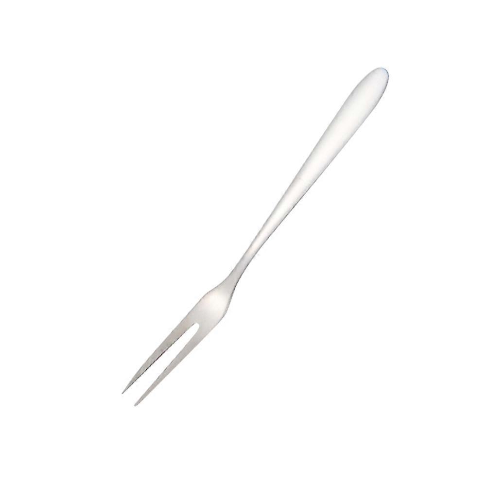 Stainless Steel Forks Elegant Long Handle For Gift Silver 1Pack