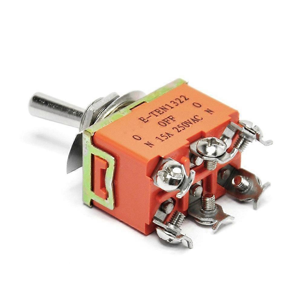 Dpdt Toggle Switch 3 Position for Machinery Uses E-Ten1322 15A