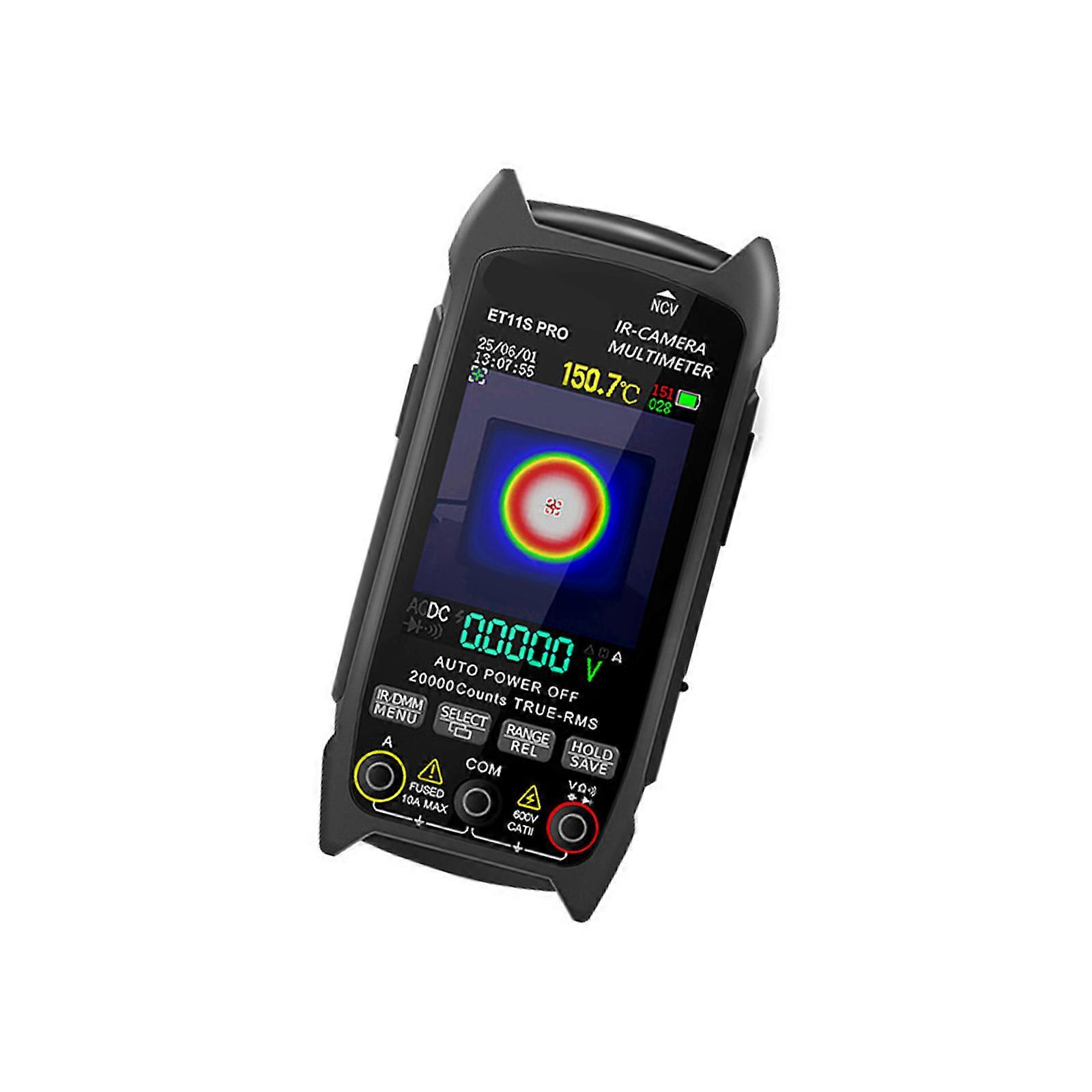 Advanced Thermal Multimeter Thermal Imaging Device ABS for Precise Electrical Measurements & Heat Identification Multicolor