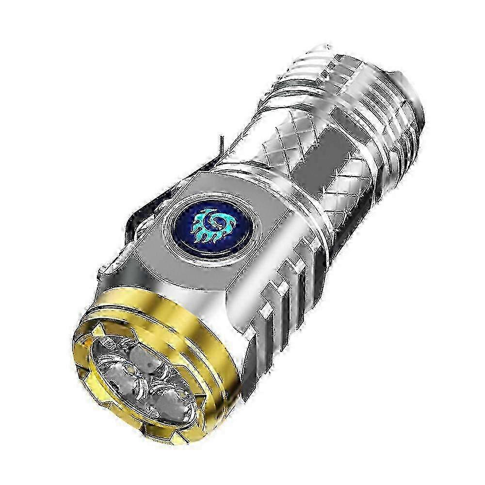 New Ultra Powerful Flashlight 3 Core Mini Tactical Flashlight Usb Rechargeable High Power