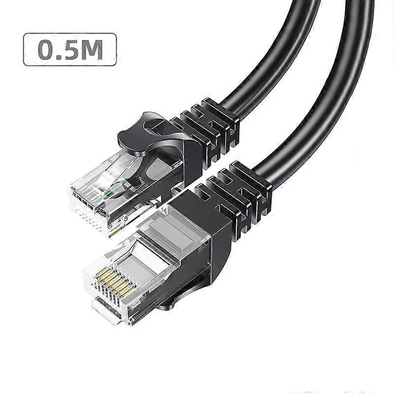 ESSAGER 0.5m Cat6 RJ45 Network LAN Cable Ethernet Cable Computer Patch Cord for Router