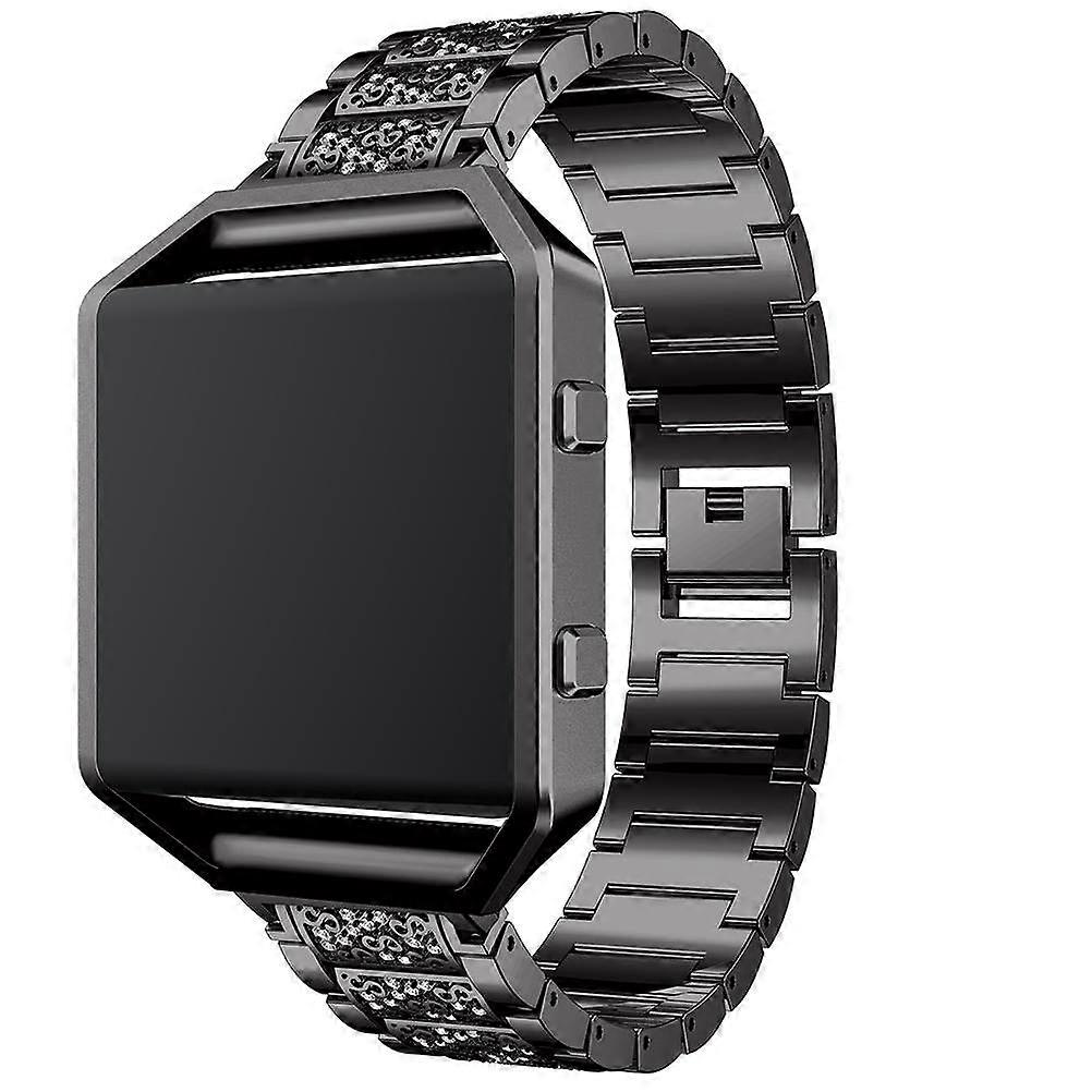 Creative Watchband Replacement Strap Compatible For Daily Use Black Color Comfortable Wear 1Pack