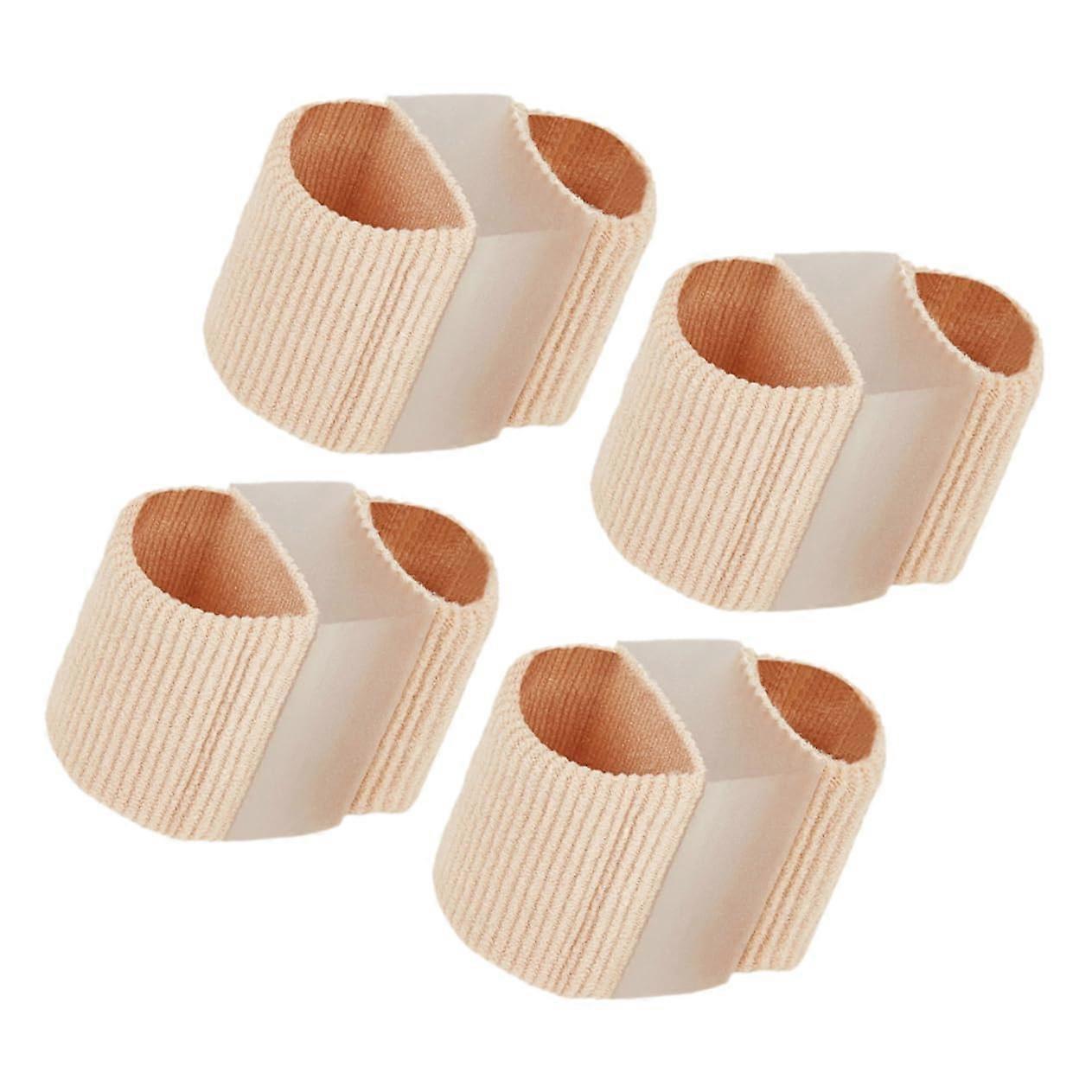 Toe Separators for Women Gel Bunion Corrector 4pcs Soft Breathable Toe Alignment and Relief Spacers