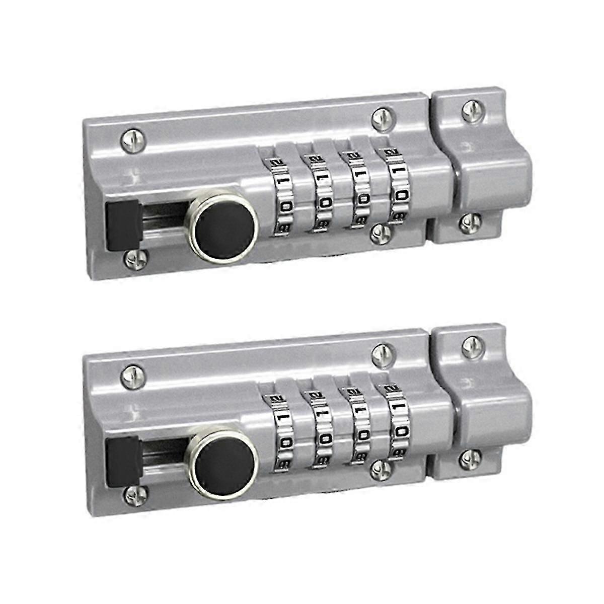 Recodeable Combination Locking Bolt Cam Lock Password Mechanical Lock Digital Drawer Zinc Alloy Lock Door Lock 2Pc B