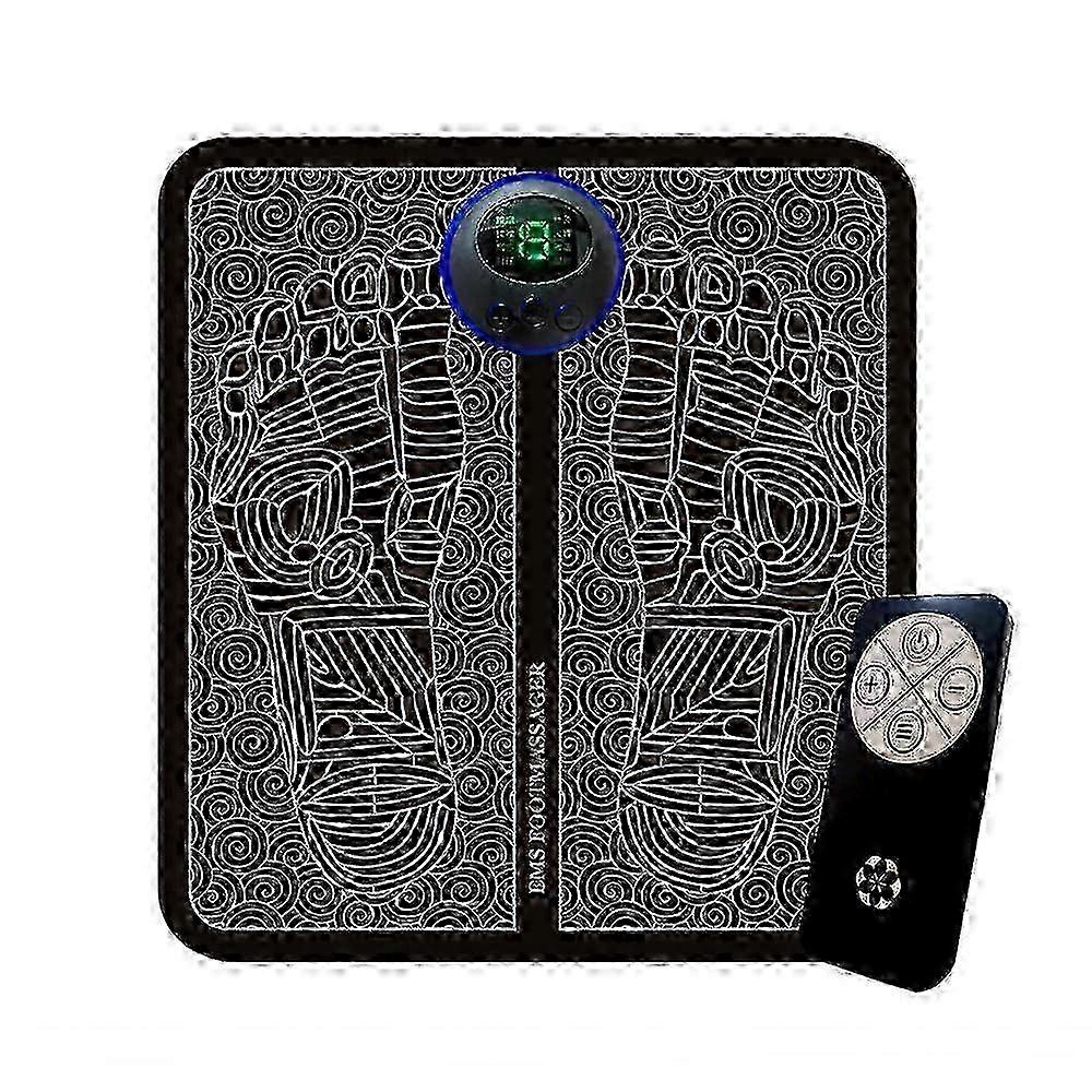 2025 EMS Foot Massager, Neuropathy Pain Relief & Blood Circulation, Remote Controlled, 8 Modes 19 Levels