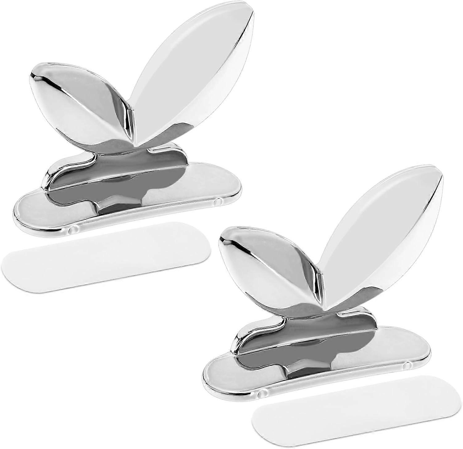 Two-piece toilet seat riser set with acrylic adhesive