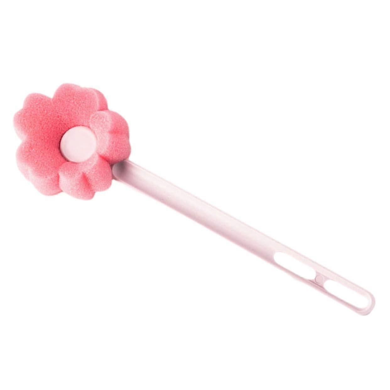 Bottle Cleaning Brush with Durable Sponge, Long Handle for Feeding Bottles, Creative Flower Design