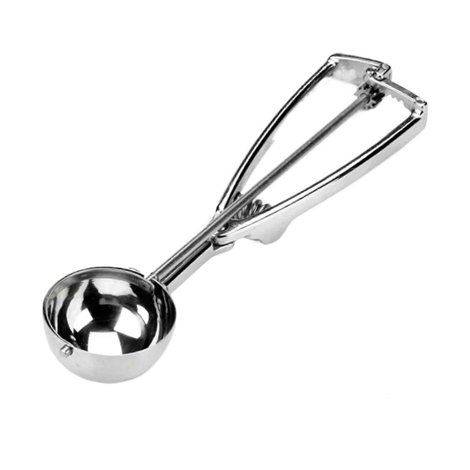 Stainless Steel Ice Cream Scoop with Spring Handle, Large MultiPurpose Kitchen Tool for Easy Serving