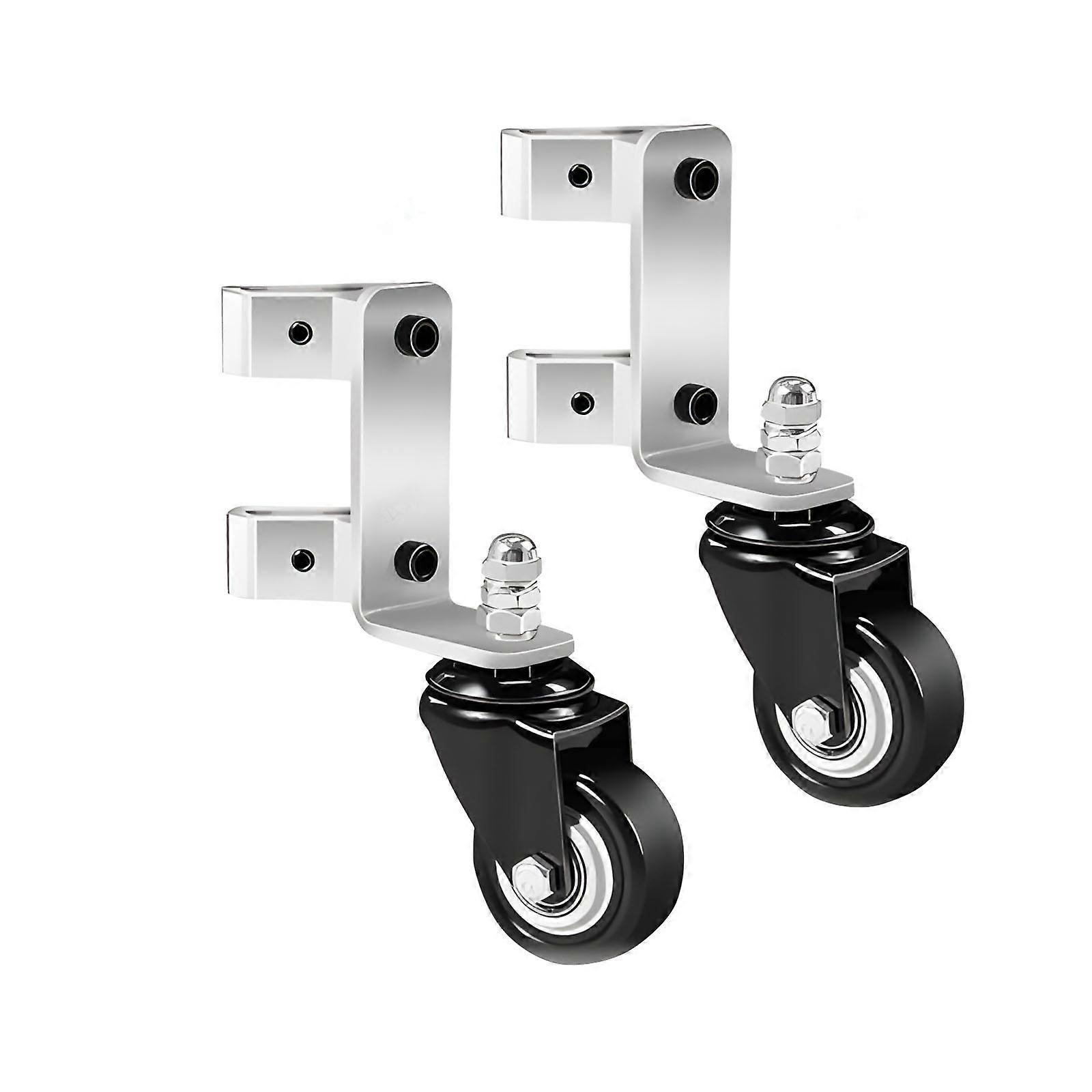 Pack of 2 Finish Front Thrower Set for Rolling Toolboxes Easy Installation Denial Modification Required  Silver