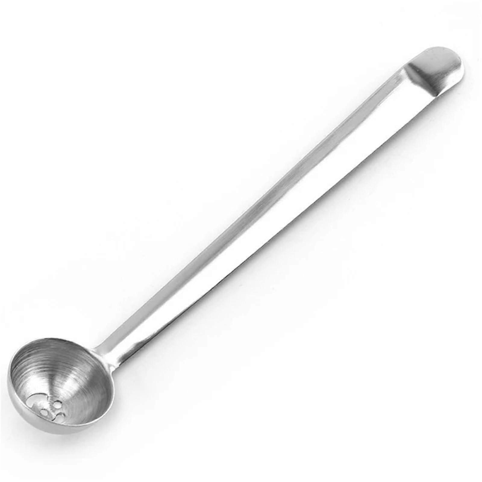 Stainless Steel Slotted Spoon with Drain Hole for Serving Jam RustResistant Dishwasher Safe