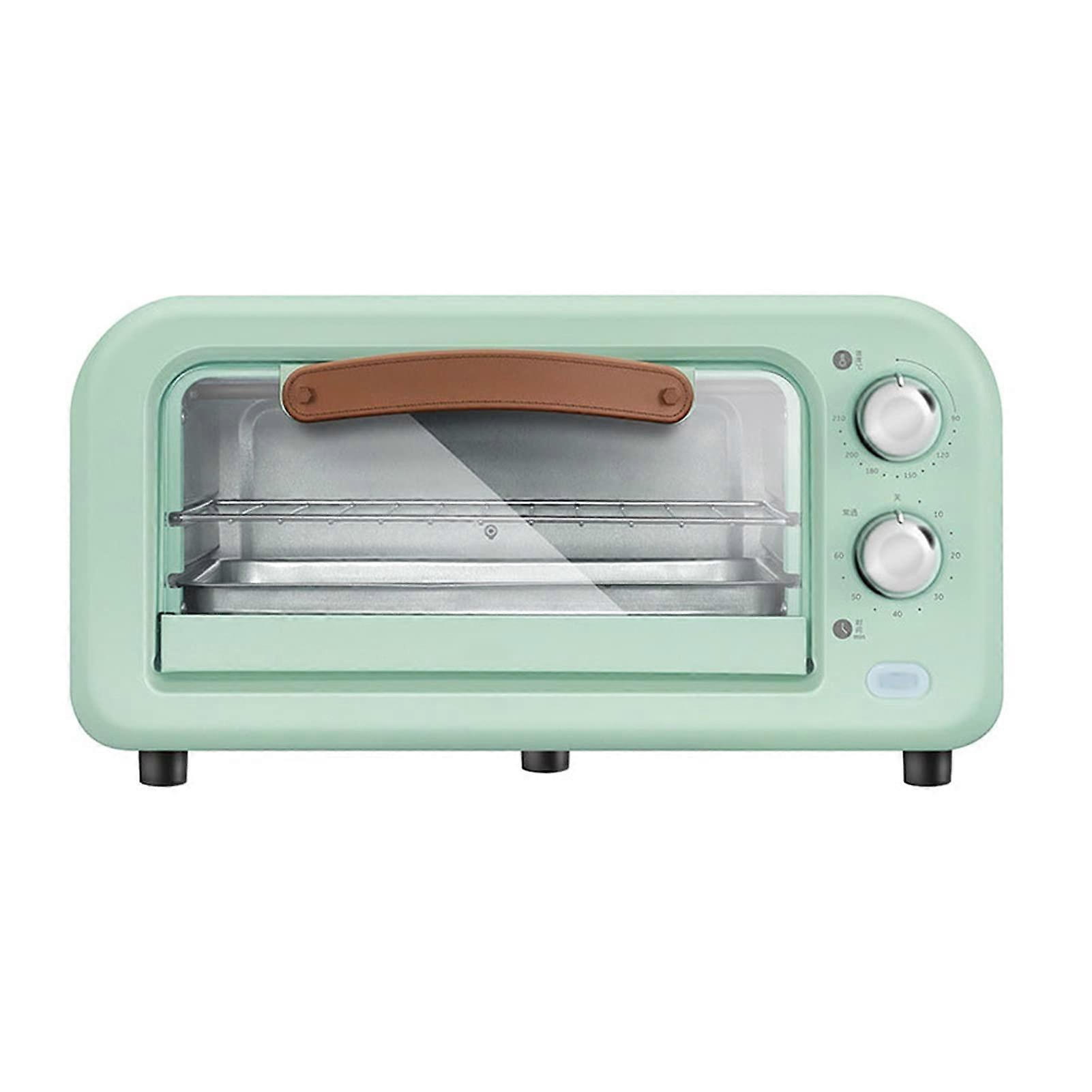 Toaster Oven Countertop with Bake Pan Broil Toasting Rack for MultiFunction Cooking