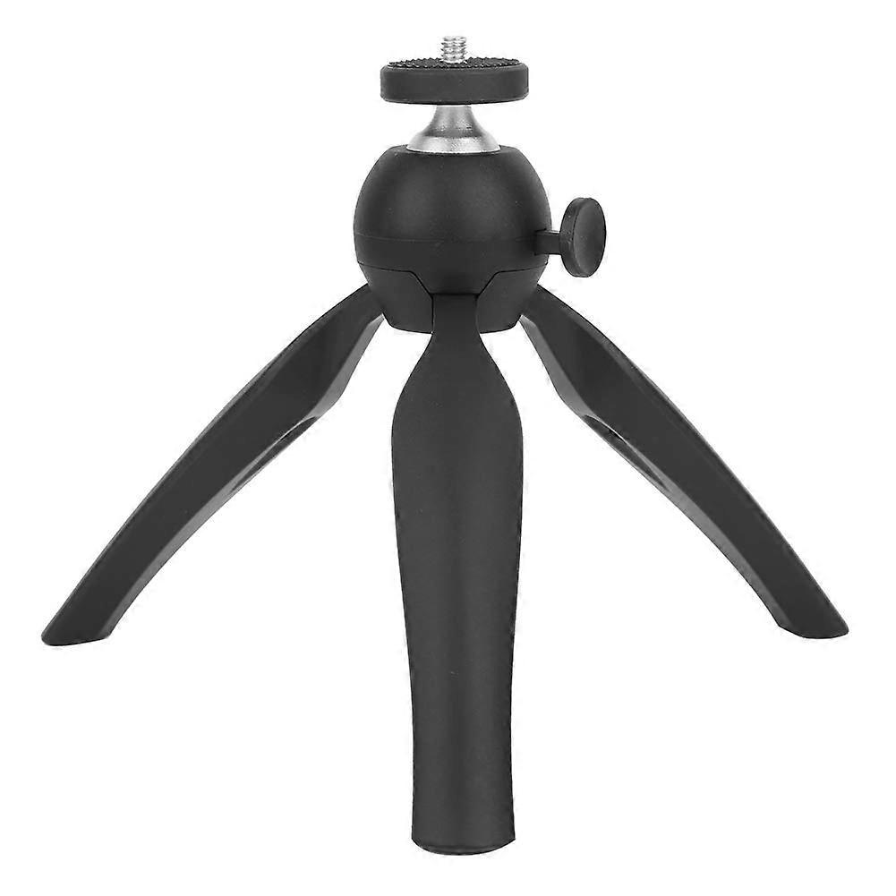 Mini Tripod Camera Stand with MultiAngle Adjustment, Compact Tabletop Tripod for Phone and Webcam
