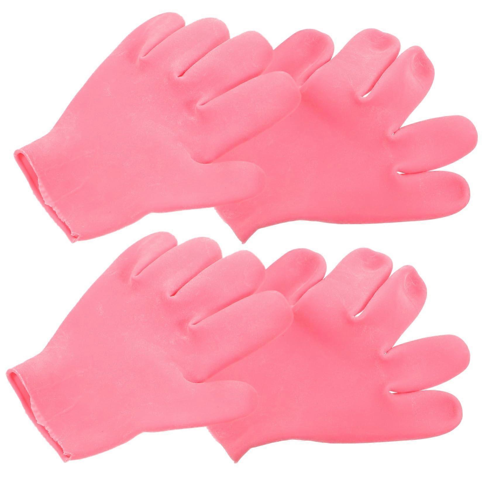 2 Pairs Overnight Moisturizing Gloves for Dry Hands Hydration Boost Soft Fit Winter Use