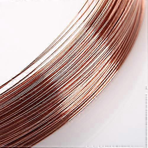 Bare Copper Wire T2 Red Copper  Conductivity Corrosion Resistant Multiple Sizes for DIY