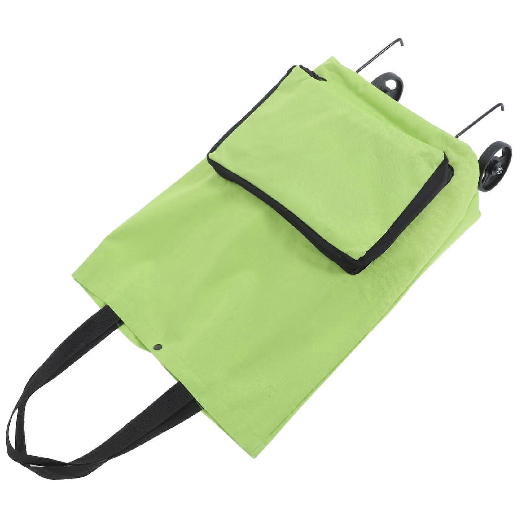 Foldable Shopping Cart with Smooth Rolling Wheels, Large Capacity, Lightweight Durable Frame for Groceries