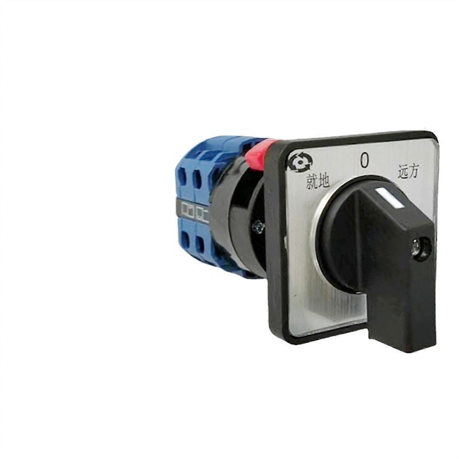Rotary Cam Selector Switch 3 Position 22mm Panel Mount for Dual Power Control Compact Design