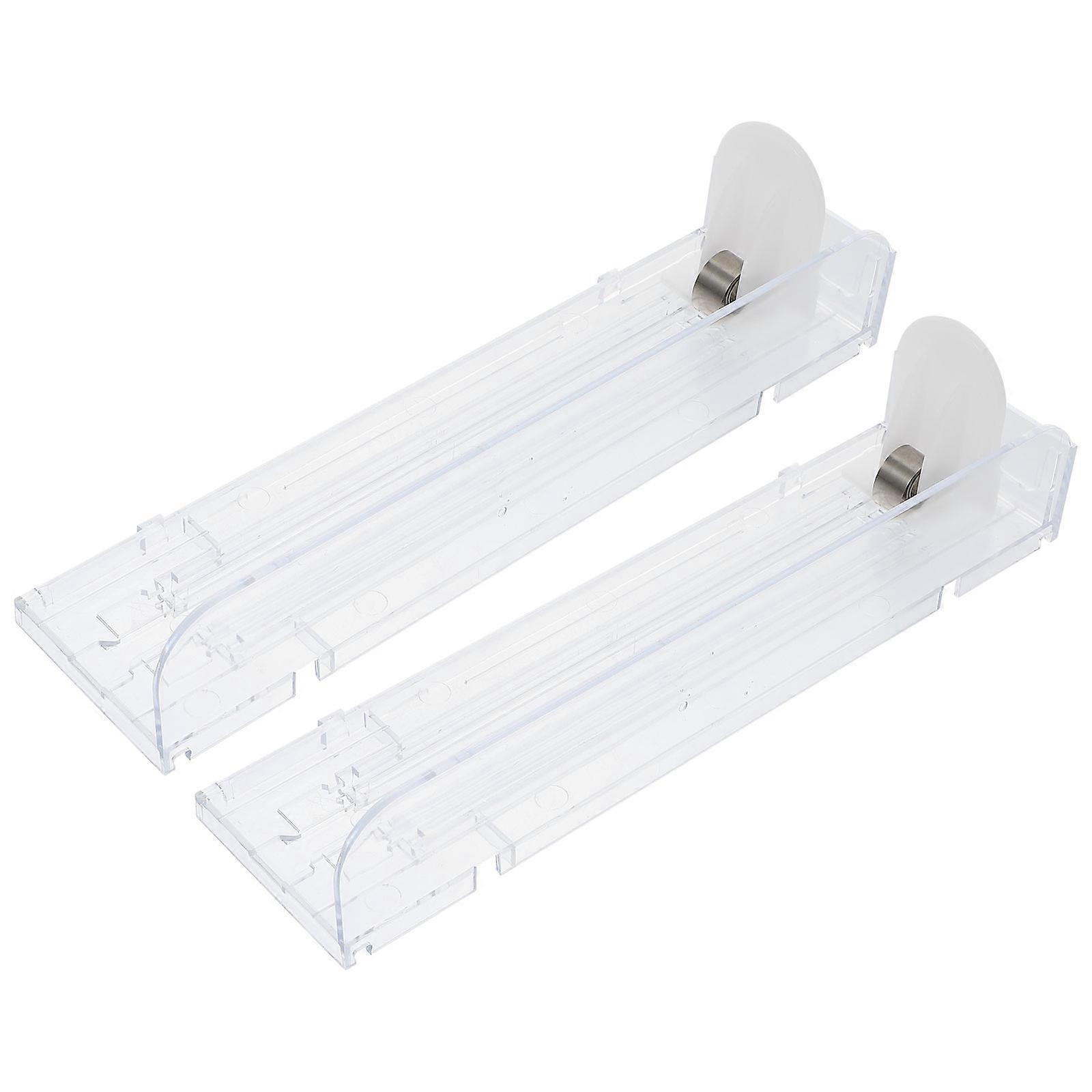4Pcs Auto-Push Display Case for Storage Use Transparent Holders