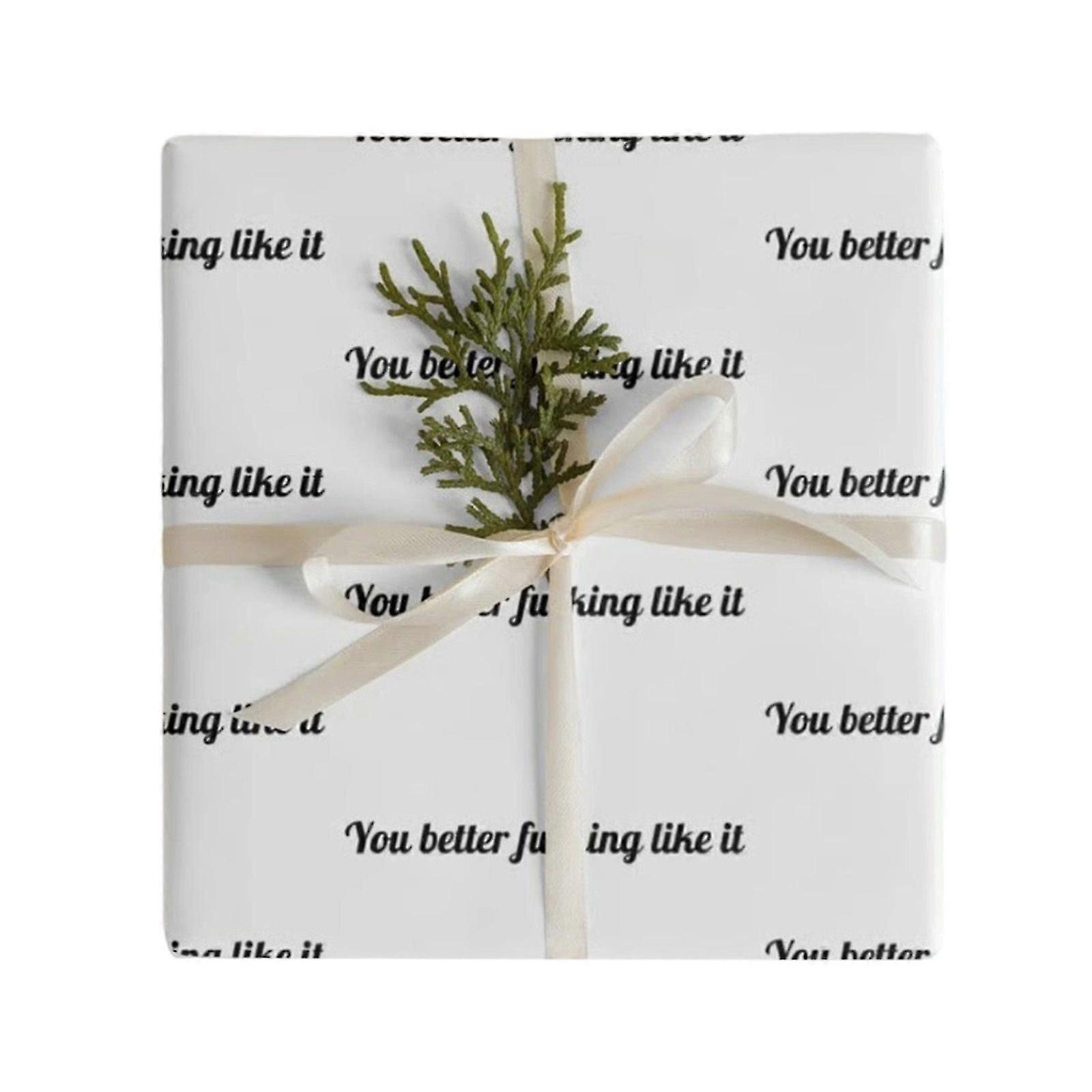 Sarcastic Rude & Cheeky Gift Wrap Paper