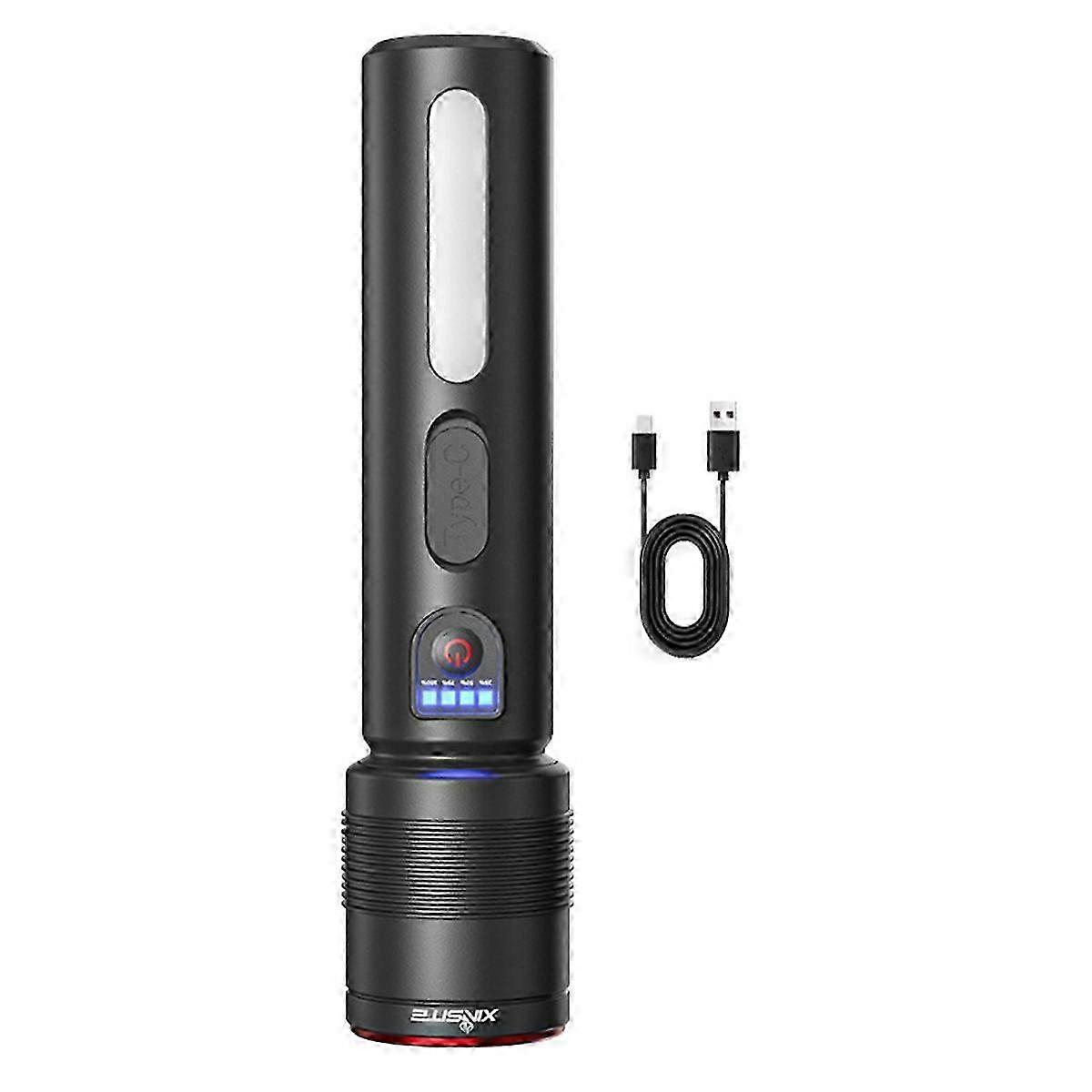 Rechargeable Flashlight High Lumens Super Bright LED Work Light Waterproof Camping Flashlight for O