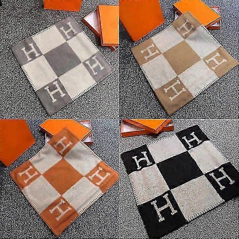 H-bokstaven ull kashmir sofapute 45x45cm
