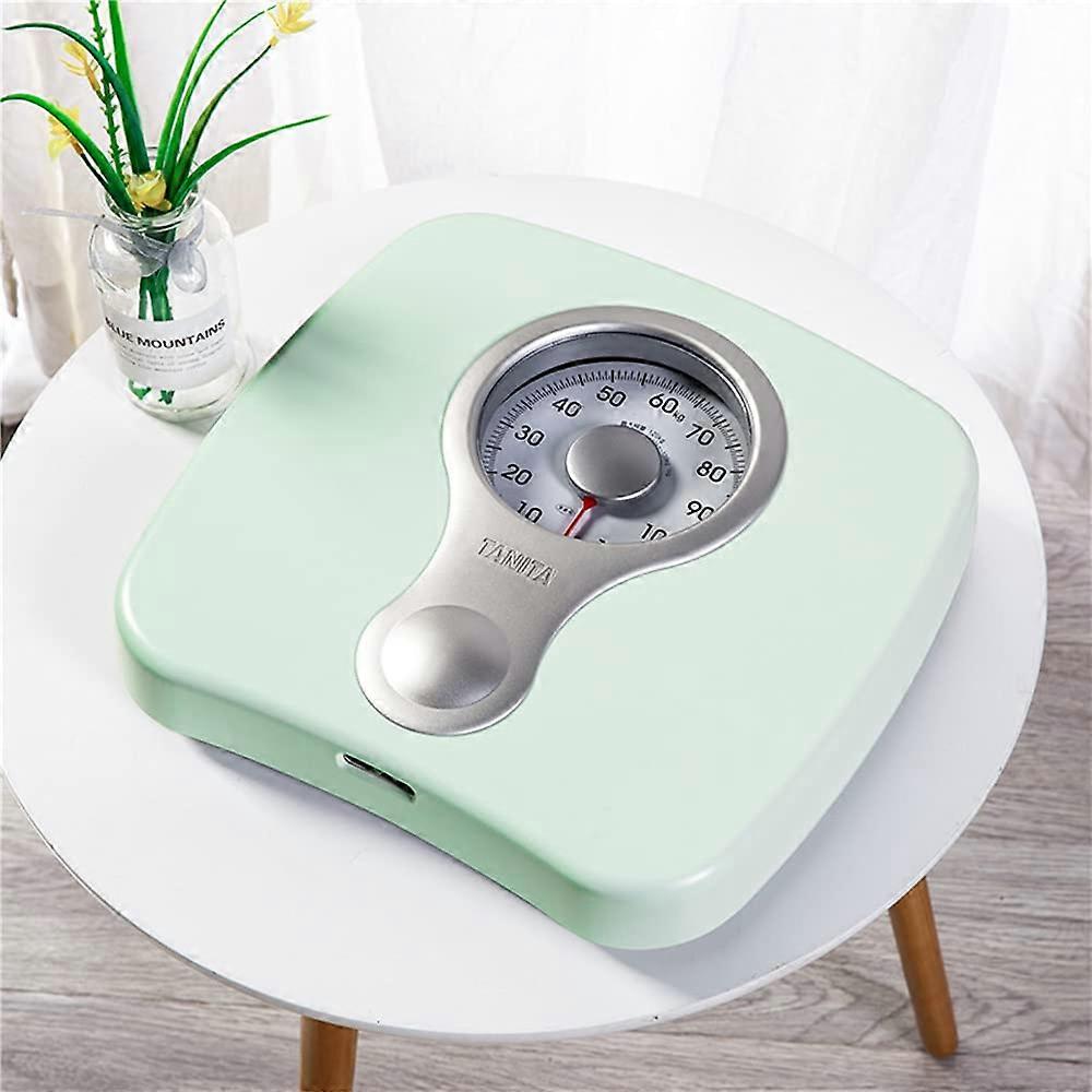 Analog Bathroom Scale with Large EasyRead Dial, NoBattery, Stable 30x32 cm Platform