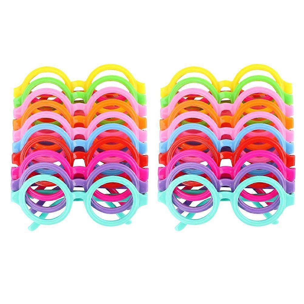 20Pcs Baby Round Glasses Frames Funny Glasses Frames Photography Props