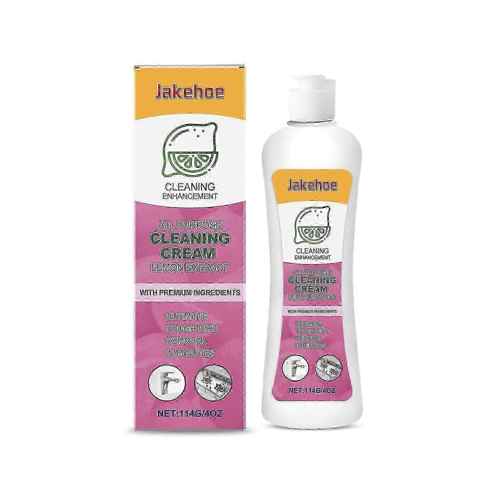 Lemon Scented Multi-Functional Cleaning Milk - Oil , Rust Remover for Household Use