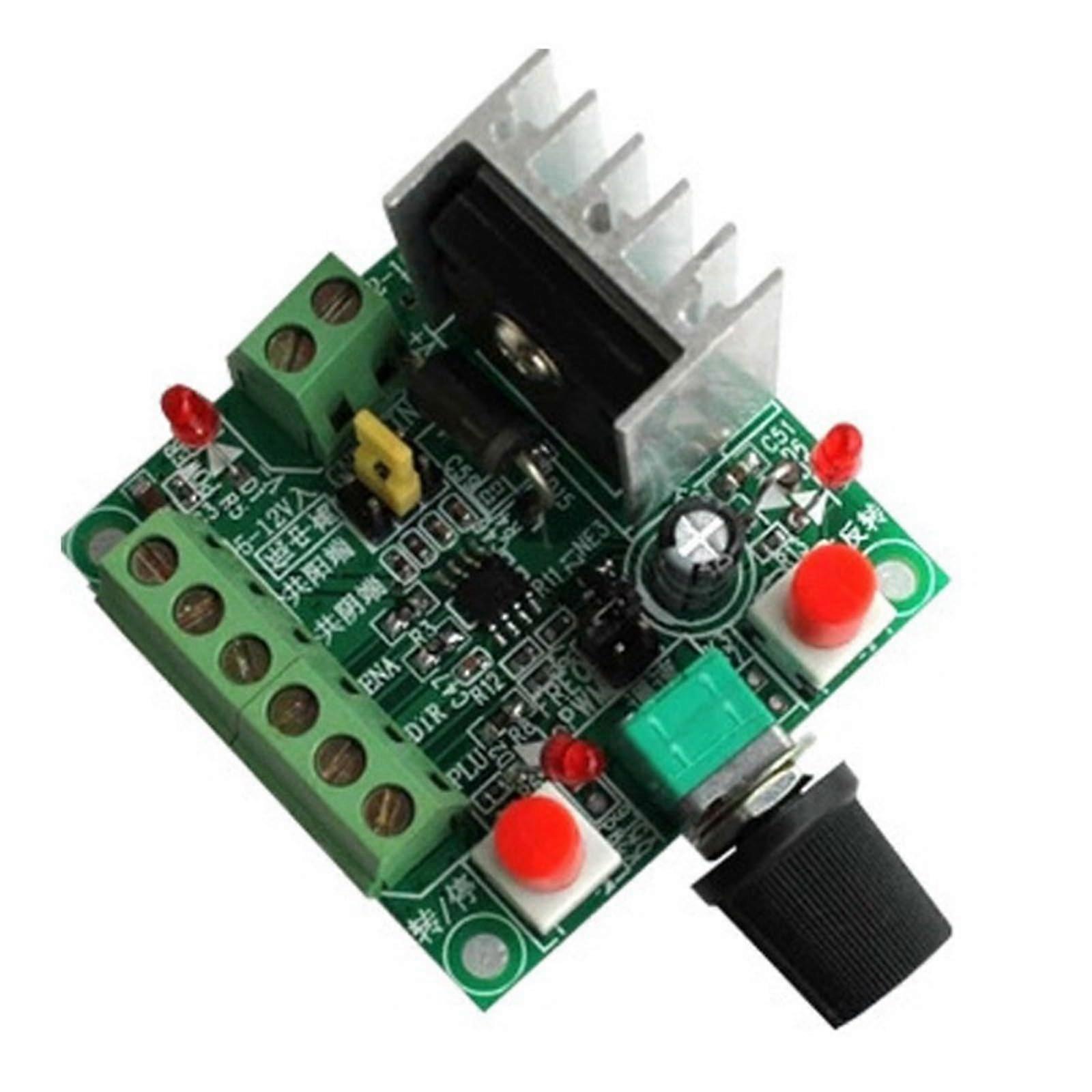 Precision Stepper Motor Controller PWM Driver Adjustable Frequency for Robotics Projects