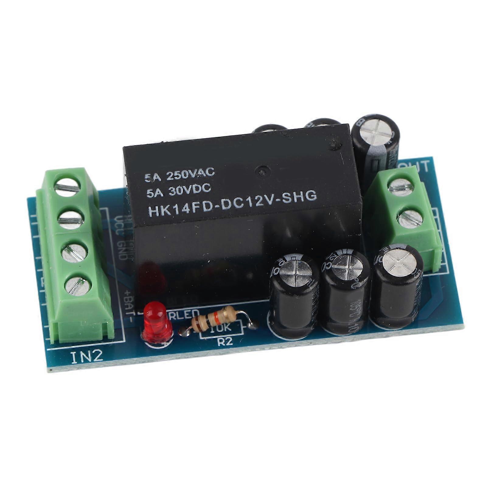 12V Automatic Power Switch with Battery Charging, DC Backup Controller for Computers and Networks