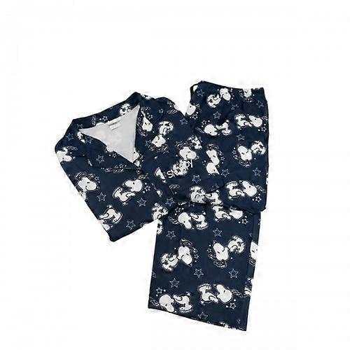 Peanuts Womens/Ladies Snoopy Long-Sleeved Long Pyjama Set