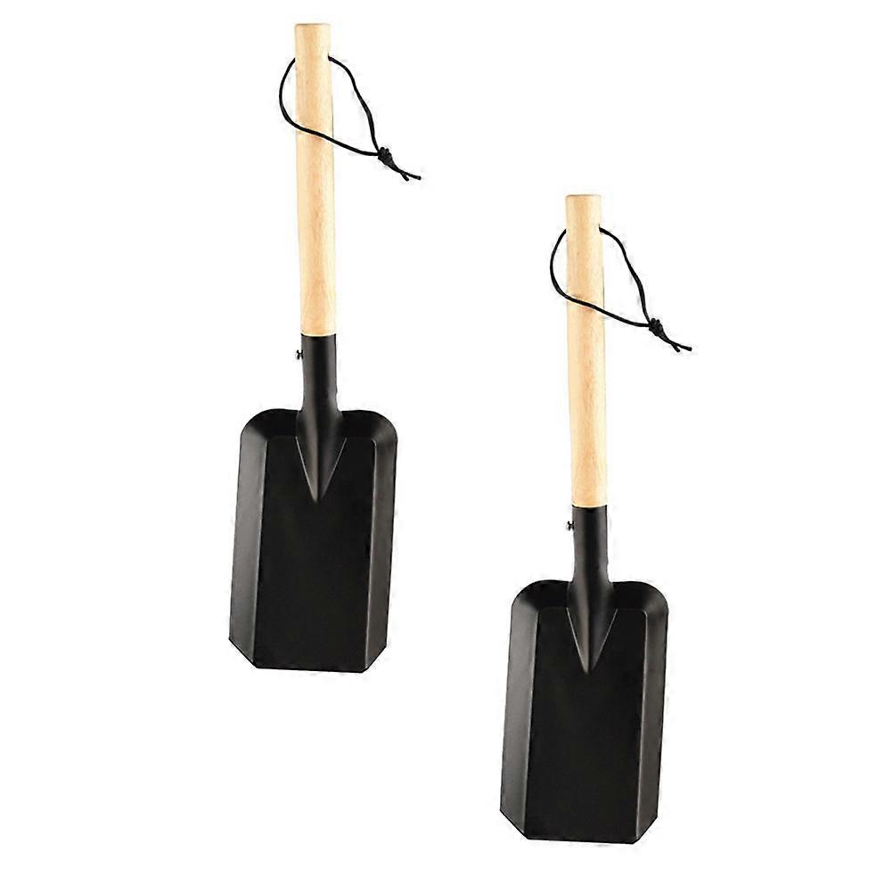 Wooden Handle for Outdoor Planting 2Pcs