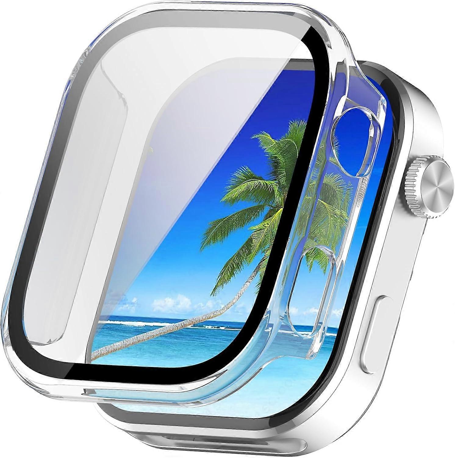 Clear Protective Case with Screen Protector, Shockproof ScratchResistant PC Bumper for Redmi Watch 6