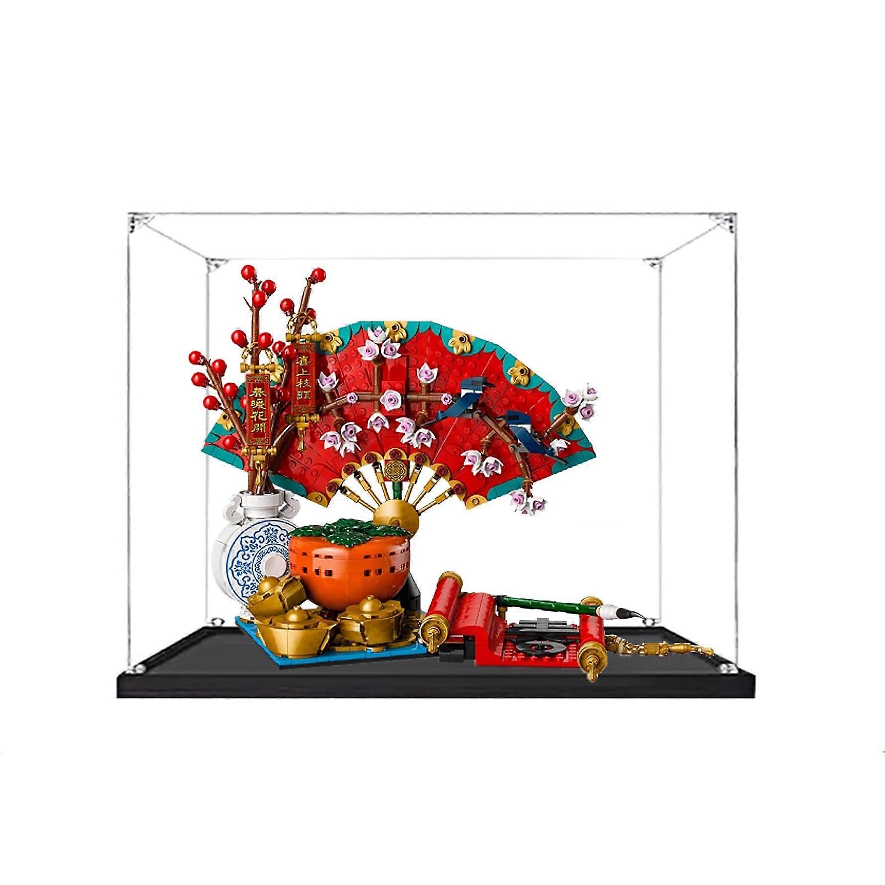 Acrylic Display Box for  80117, Transparent Dustproof Stackable Case with 360° Clear View