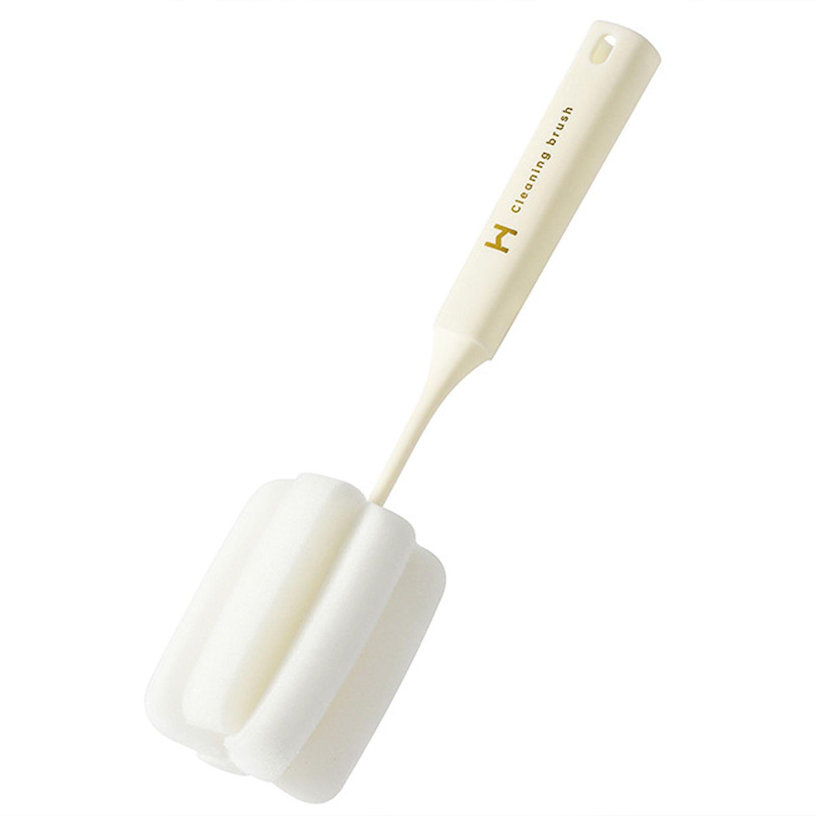 Long-handled Sponge Cup Brush Reusable Soft Insulation Cup Brush for Mug Cup