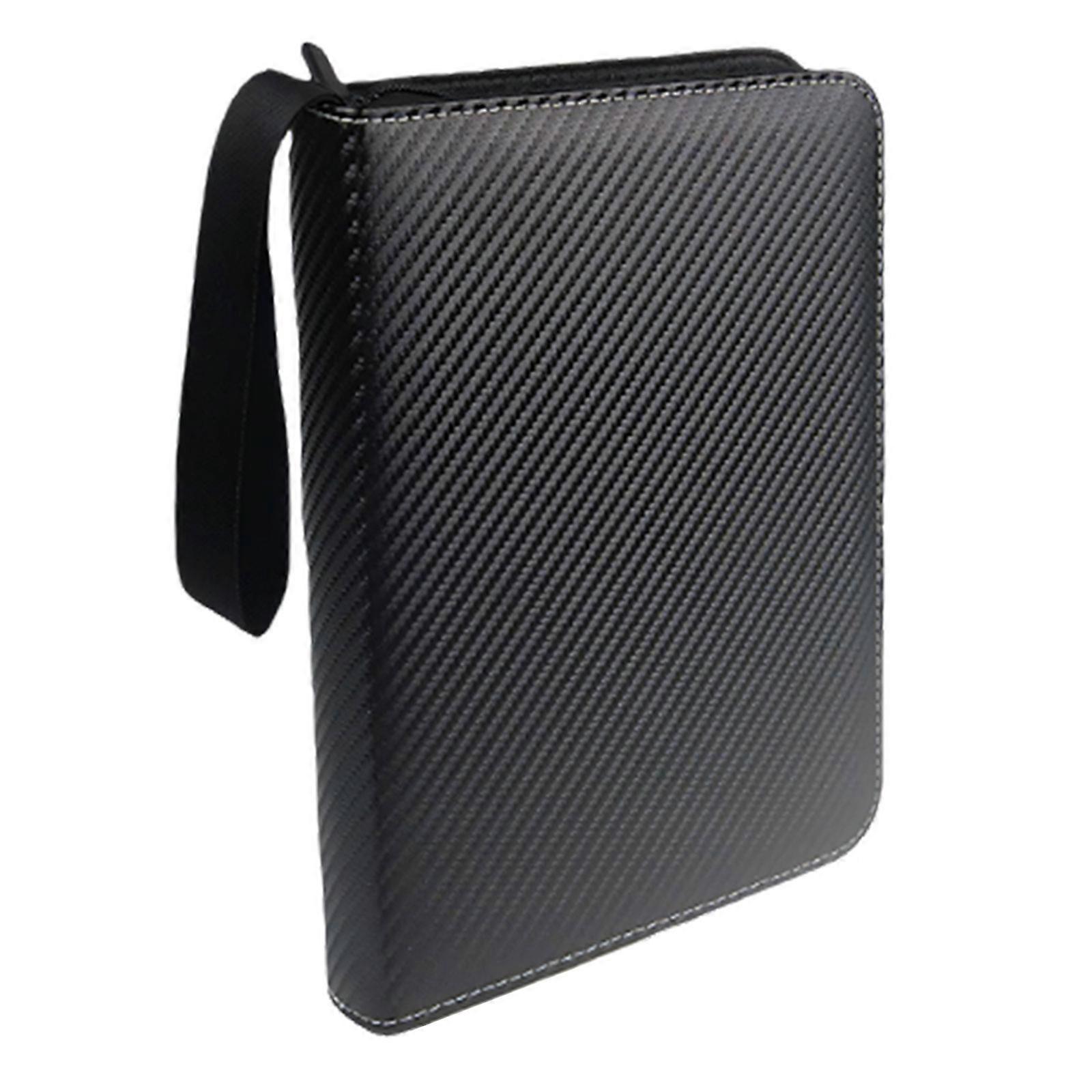 Classeur à cartes multifonction en cuir PU avec fermeture éclair, grande capacité, idéal pour les collectionneurs et les joueurs. 1