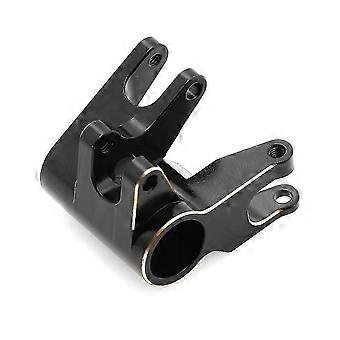 Supporto del sedile dell'asta di trazione in ottone con rivestimento nero per parti di aggiornamento dell'auto cingolata assiale Scx10 Pro 1/10 Rc