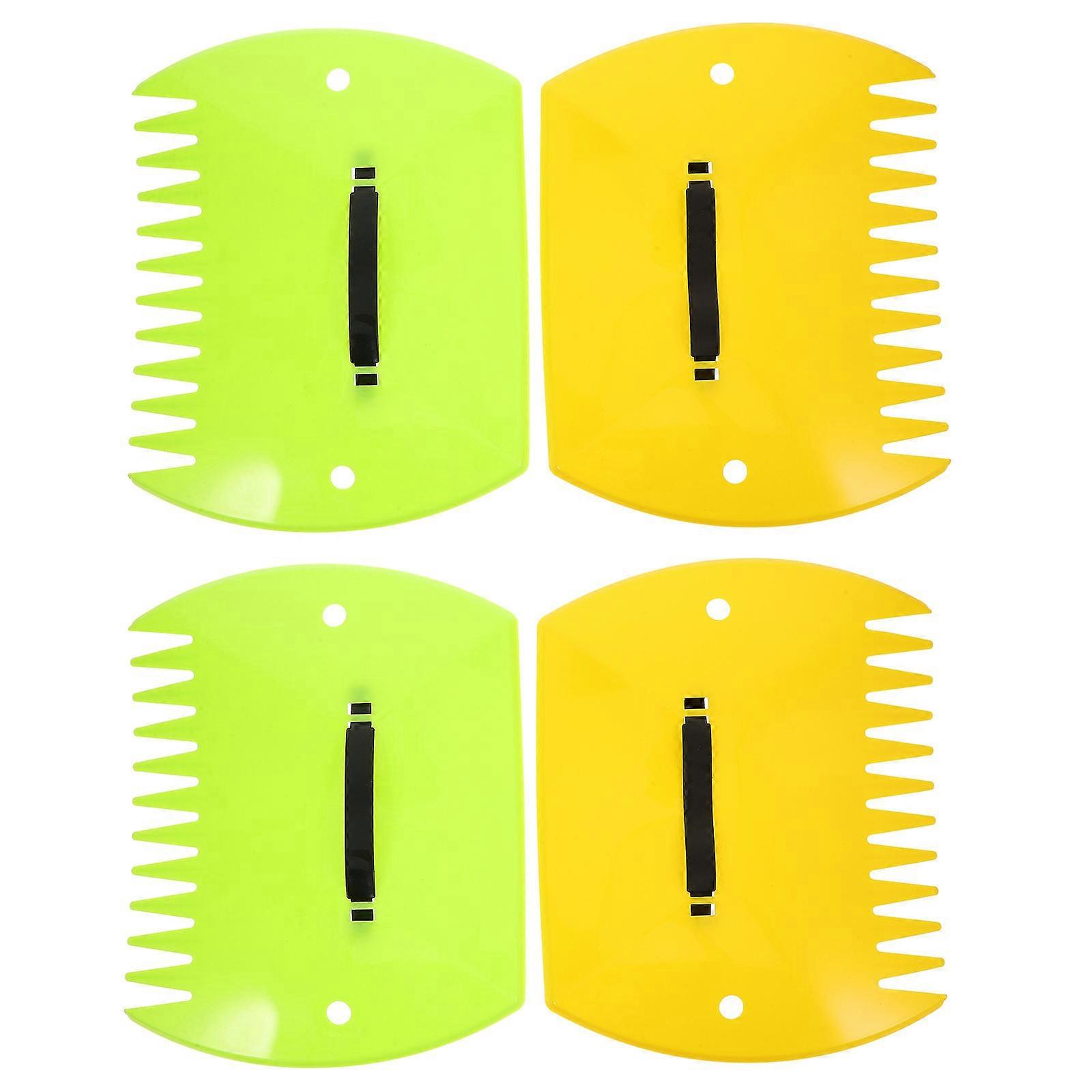 Leaf Rake Plastic Hand Rake for Yard Leaf Collection 2Pairs Garden Tool