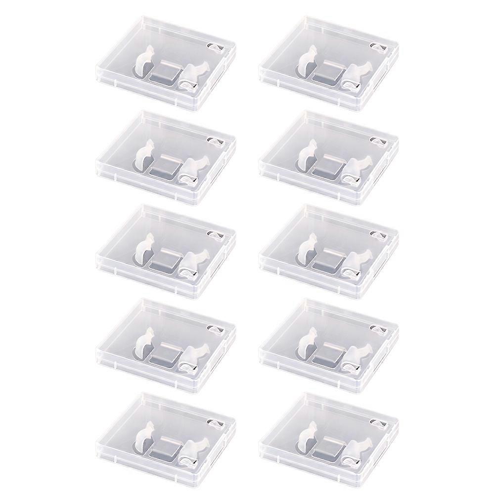 10pcs USB Flash Drive Boxes Protector Transparent Clear Storage Case Dustproof USB Stick Packaging for Memory Drives