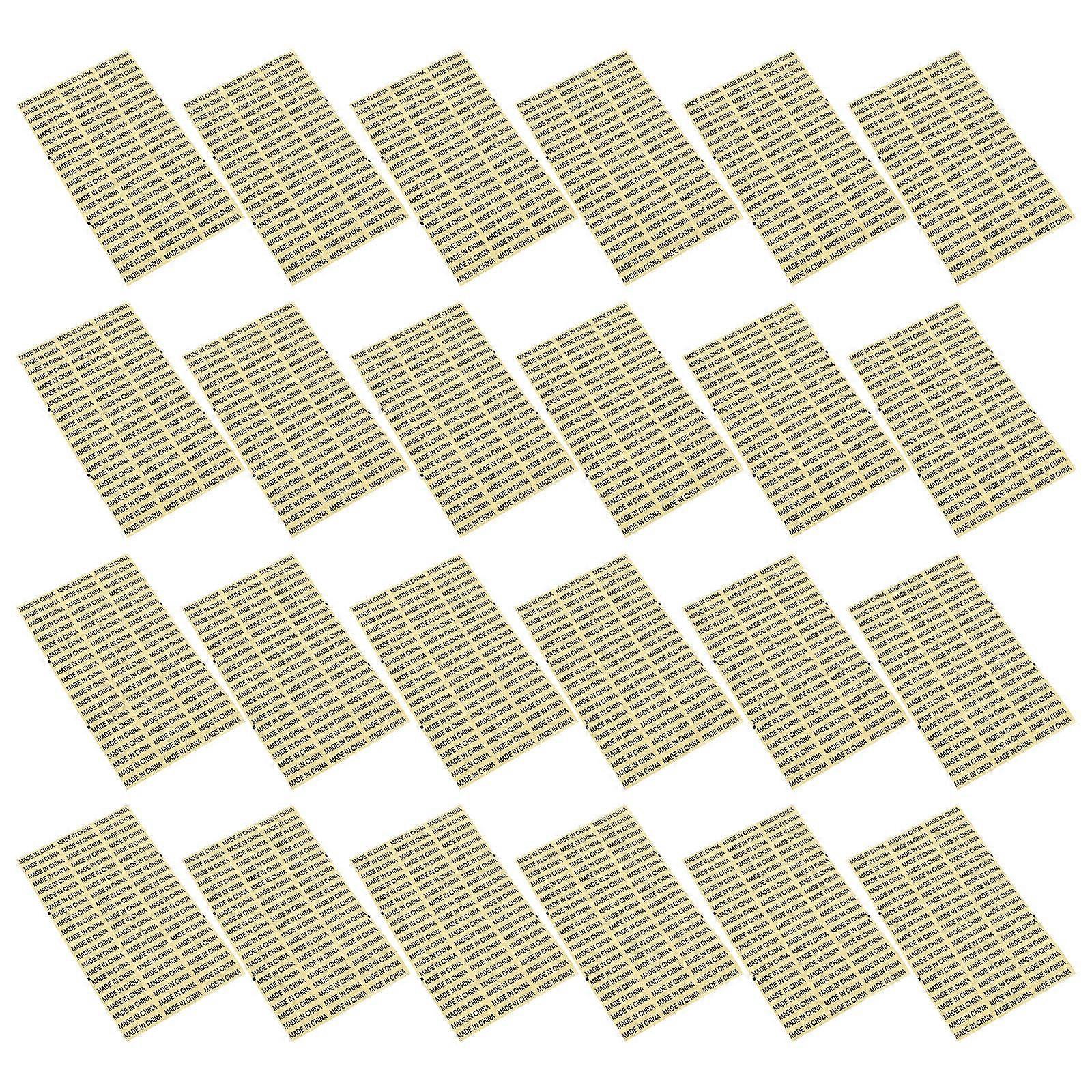 Self Adhesive Transparent Label Stickers for Products 4000Pcs