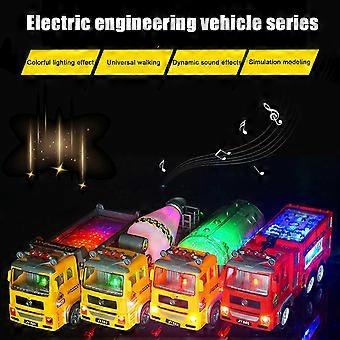 Electric Universal Engineering Vehicle Toy with Light Music and Colourful LED for Kids