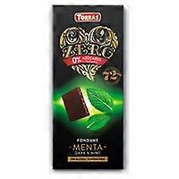 Zero dark chocolate 72% cocoa with mint 100 g