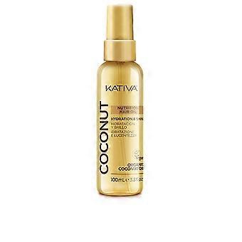 Kativa Olio Nutriente per Capelli al Cocco 100 ml Unisex