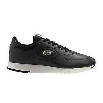 Lacoste Mens Linetrack Leather Running Trainers