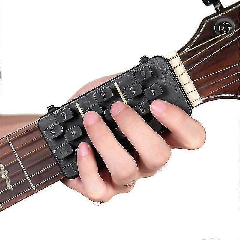 Guitar Chord Trainer for Beginners, 18 Buttons Over 110 Chords, Reduce Finger Pain, Easy Guitar Learning Tool
