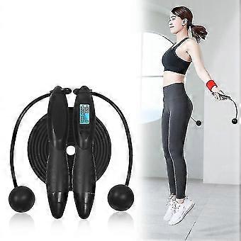 Smart Jump Rope Fitness Sport Pulando Cordas com aderência antiderrapante com aperto de mão antiderrapante com tela lcd mostrando
